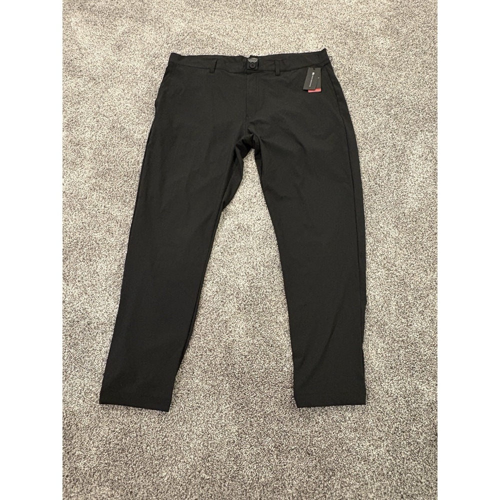 Travis Mathew Chino Pants Mens 40x30 Black Golf Performance Quick Dry NWT - Picture 3 of 6